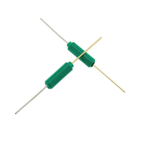 20 Pack Metal Ball Tilt Switch Sensor 20V Vibration Sensor SW-200D Green for Electric Vehicle Alarm Systems, 3.6mm x 10.2mm