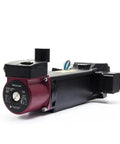Rock Solid Generator Water Heater 4000W AC240V integrated pump showing steel and aluminum components for engine heating.
