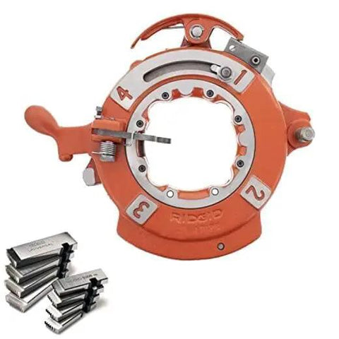 Heavy Duty Pipe Threading Dies Set For 1 To 2 Inch NPT Pipes, Alloy Dies Compatible With RIDGID Universal Die Heads