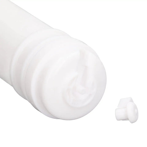 Close-up of 10 Inch Universal Water Purifier Filter Replacement With PP Cotton Dual Pack for sediment trapping, white detail view