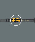 Kraftform Kompakt ESD 11 Piece Micro Tool Set For Precision Mechanics with swivel cap handle and anti-roll holder detail.