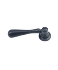 Black Tear Drop Cabinet Pulls 2.56 Inches Drawer Knobs Pack Of 4 With Screws Modern Elegant Zinc Alloy Hardware