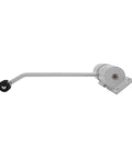 Quiet Automatic Door Closer 30Kg Capacity With Adjustable Spring For Home And Office Stainless Steel Built in White