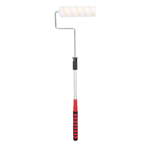 Adjustable Telescopic Paint Roller Kit For Walls And Ceilings Rock Solid Nine Inch Frame with a comfort grip handle.