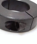 Dead Set Tough Two Piece Metric Clamp Collar For 30mm Shafts built from cold rolled steel, showing dual jaw grip and precision design.