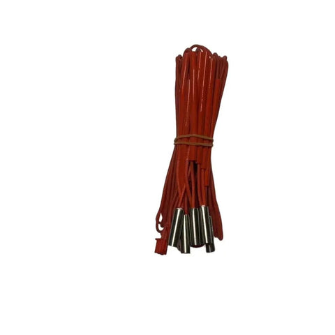 Level Up Your 3D Printing Game With This Killer V400 Hotend Parts Kit Featuring Premium Heating Tubes in red with metal ends.
