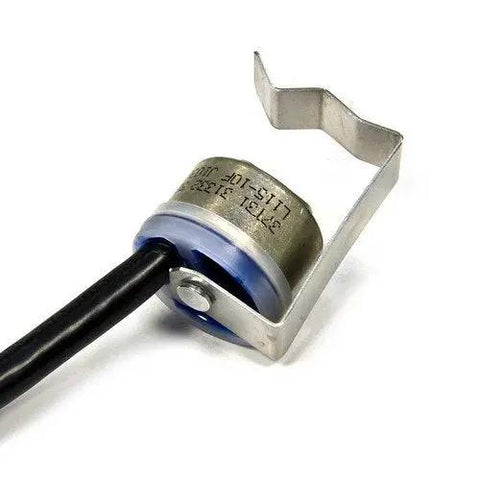 Top Shelf 3/4 Inch Clip On Thermostatic Control Unit perfect for home heating loops. Metal clip with black wiring.