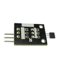KY 003 Hall Effect Magnetic Sensor Module 5V Digital Output For Arduino 3144E A3144, close-up view of the sensor module.