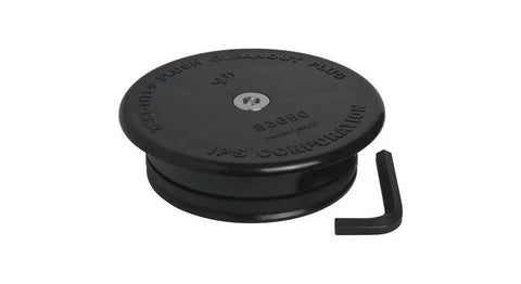 4 Inch Flush Mechanical Cleanout Repair Plug for Cast Iron Pipes with Allen wrench; fix worn or stripped threads, rubber gasket seal