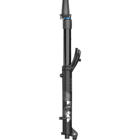 38 Float 29in Performance Elite Grip X2 Fork Matte Black With Kabolt Axle 170mm Travel And 44mm Rake for Enduro Riding Side View