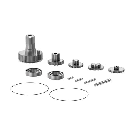 Badass Titanium Metal Gear Upgrade Kit For B44BLS V2 RC Servo Paired With Precision Bearings Waterproof Seal And Shaft Pins Rock Solid Heavy Duty Build Killer Performance Drop In Replacement Parts