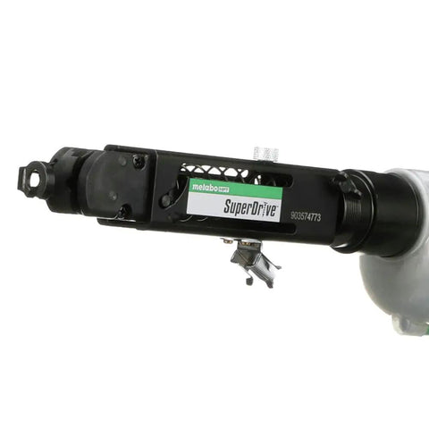 SuperDrive Collated Screwdriver close-up, metal body, Model W6V4SD2, with 24.6 ft power cord for drywall to wood and metal installations