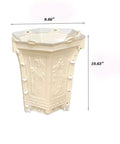 Large Concrete Planter Mold For DIY Flower Pot Making 10.63 by 8.66 by 8.66 Inch Durable ABS Plastic Reusable Garden Decor Craft Tool