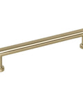 Morris Pull Cabinet Handle 6 5/16 Inch Center to Center Honey Bronze Finish Durable Cabinet Hardware for Kitchen and Bath