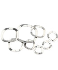 Wave Lock Washers Set, 121 Pcs, 304 Stainless Steel A2 Grade, Three Spring Washer Assortment Kit For M3 To M27 Bolts, Built To Last, Heavy Duty For DIY Projects, Must Have For Any Garage Or Workshop. Assorted stainless steel wave lock washers