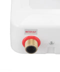 Water outlet connection on the Zero Chill Instant Heat Mini Tankless Water Heater with a durable brass fitting.