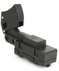 Top Tier Replacement Trigger Switch For Skil Bosch And Superior Electric Jigsaw Saw Sw77 2610321608 close-up view, black, 24A.