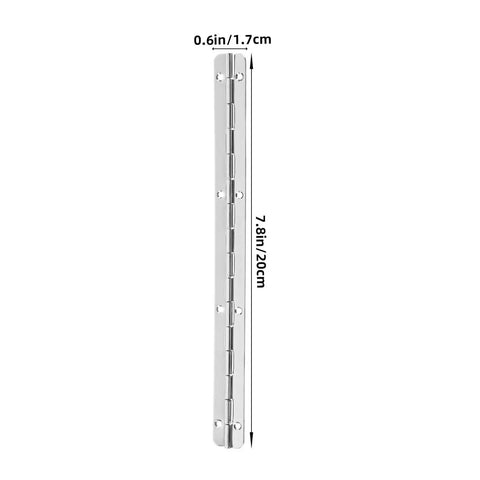 Stainless Steel Self Closing Reversible Door Hinge Set For Cabinet Doors Built Tough Heavy Duty Long Hinge 3 Pack