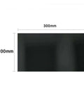 Two Pack Carbon Graphite Electrode Plates 200 By 300 Millimeters With 0.1 To 1.0 Millimeter Thickness for Pyrolytic Mold Anode Block Electrolysis