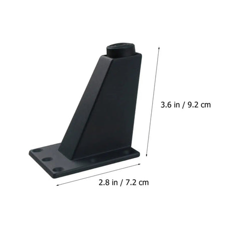 Adjustable Aluminum Table Legs Set Dope Height Adjustable Furniture Feet for Cabinets Chairs and Sofas Two Pack Floor Safe