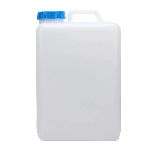 5 Gallon RV Water Storage Tank Leakproof Portable LLDPE Container with blue cap and handle for trailers and boats