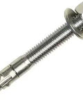 Five Eighths Inch By Five Inch Ankr-Tite Wedge Anchors Pro Grade, 304 Stainless Steel, showing bolt and nut detail