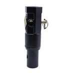 Heavy Duty Beefy Auger Adapter Converts Two Inch Female Hex To Two And Nine Sixteenths Inch Round Male Shaft Length Twelve Inches