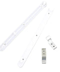 Full Extension Drawer Slides For Cabinets And Bookcases, Smooth Side Mount Rails With Quick Release Latches, Tool Free, Fully Extendable Kitchen And Keyboard Drawer Hardware, White