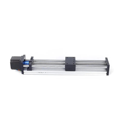 100 200 300mm Linear Axis Actuator With Ball Screw Guide Sliding Table 24V Stepper Motor 23NEMA 0.9Nm Torque For Precise CNC Automation And Smooth Motion Built To Move. Ball screw linear stage with NEMA 23 motor, aluminum rail, and sliding carriage
