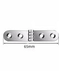 65mm foldable flap hinge, part of 20 Pack 180 Degree Foldable Flap Hinges With Screw On Mounts For Sewing Machine Cabinets, Doors, And Furniture Hardware