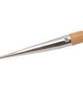 Stainless Steel Rope Splicing Fid With Wood Handle For One Eighth To One Half Inch One Half To One Inch And One Inch Plus Rope Diameters
