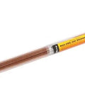 Copper Coated Brazing Rod One Eighth Inch Five Pound For Gas Brazing Of Low Carbon And Low Alloy Steels High Tensile Strength Over Forty Five Thousand Psi Silicon And Manganese Rich To Eliminate Flux in a plastic packaging.