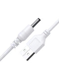 Direct Replacement Charger Cord For Hydrogen Water Bottles From Pansonite, Ayyufe, And Fossduck DC 3.5mm Charging Cable In White