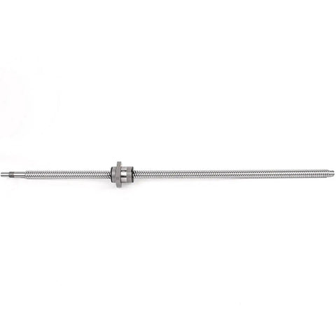 Top Tier C5 Machined Ball Screw SFY2020 Custom Roller Shaft With Flange Single Nut for CNC parts and industrial automation.