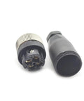 M12 4 Pin Female Circular Connector D Code IP67 Straight Field Wireable Sensor Adapter 250V 4A with PA6 shell and gold contacts