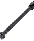 Heavy Duty Front Driveshaft For Jeep Grand Cherokee Wj Four Wheel Drive 2001 To 2004, black steel construction, designed for rough terrains.