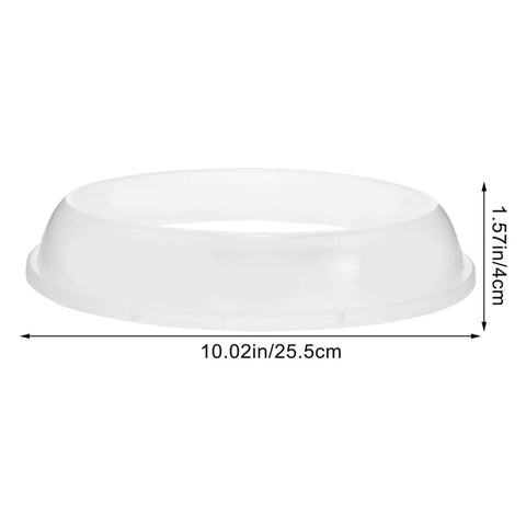 Cotton Candy Machine Guard Cover Enclosure For Portable Mini Candy Makers White Plastic Shield To Prevent Messes And Spills Durable