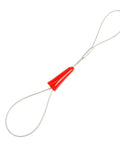 Sturdy 5M Fiberglass Fish Tape For Pulling Wires Fast, Solid Wire Puller Kit With Connector For Electrical Cables Through Walls And conduits In Homes Or Jobsites Durable Cable Loom Tool, red connector loop