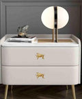 Gold Leopard Drawer Knobs 4 Piece Set For Dresser Cabinet Wardrobe Dope Animal Pulls Zinc Alloy Rust Resistant And Anti Corrosion 52mm 37mm 22mm Easy Install on white dresser