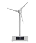 Sun Powered Mini Desktop Wind Turbine For Home Office And Classroom Decor, ABS Plastic Solar Windmill Model, Solar Energy Education Tool