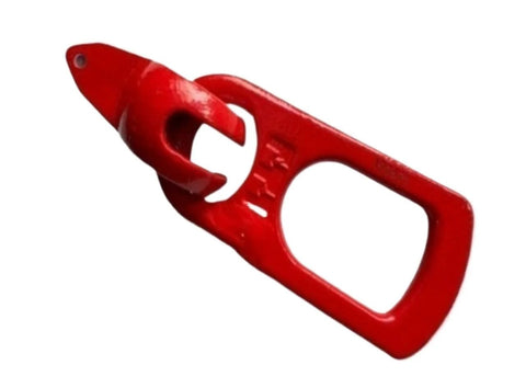 Precast Concrete Lifting Clutch With Steel Lifting Ring And Multi Specification Ring Panel Device Red Finish front view