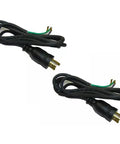 Heavy Duty Two Pack Replacement Electrical Cord For Skil Hd Seven Worm Drive Saw Model Hd Seventy Seven Twist Lock Power Cable 1619X02235