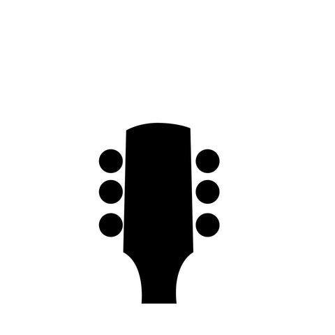 Upgrade Your Gear Game With Slick Antique Brass Tuning Keys Machine Heads Suitable For Three Left And Three Right Peg Configuration Fits Pro Players Wanting Hassle Free Setup And Reliable Performance Plus Any Live Shows Or Home Studio. guitar headstock silhouette with six tuners