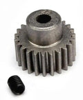 23T Pinion Gear 48P for 3mm Motor Shafts RC Cars and Trucks, durable metal construction with set screw for drive tuning