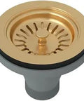 Stainless Steel Kitchen Sink Drain Strainer Kit With Mounting Screws For Standard Three And One Half Inch Drain Opening Fits Metal Sinks Heavy Duty