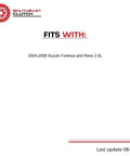 Pre Bled Clutch Master Cylinder And Slave Cylinder Kit With Release Bearing Fits Suzuki Forenza Kia Reno 2004 To 2008 2 Liter specifications order form.