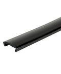 3/4 Inch Flexible PVC U Channel Molding For Edging Fits 3/4 Inch Thick Panels High Gloss Black 25 Foot Coil Bendable Trim