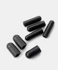 80 Piece Rubber Vacuum Line Cap Assortment Kit For Carburetor And Engine Manifolds With 6 Sizes Including 5/32 Inch To 3/8 Inch Great For Tight Seals And Fast Auto Repairs Under the Hood, black rubber caps