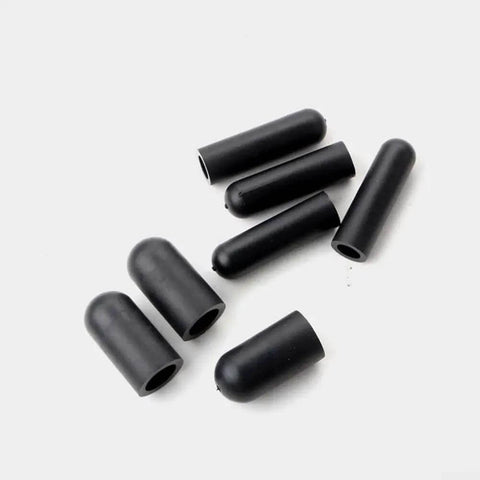 80 Piece Rubber Vacuum Line Cap Assortment Kit For Carburetor And Engine Manifolds With 6 Sizes Including 5/32 Inch To 3/8 Inch Great For Tight Seals And Fast Auto Repairs Under the Hood, black rubber caps