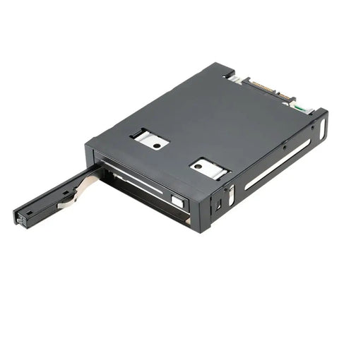 Dual Bay 2.5 Inch Sata Iii Hdd Ssd Tray Caddy Internal Mobile Rack Enclosure with open slot for hot swap docking.